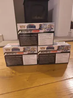 3 x Pokemon: Silver Tempest - Build & Battle Stadium - Sealed 36 booster packs - Image 2