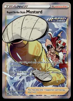 Rapid Strike Style Mustard TG27 SWSH09: Brilliant Stars Trainer Gallery Pokemon - Image 1