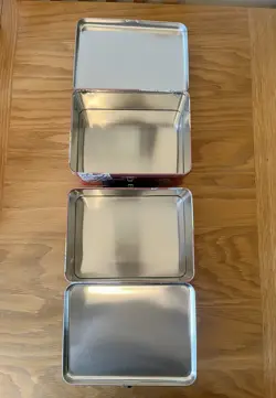 2x Pokemon Celebrations 25th Anniversary Collectors Chest Tin EMPTY Lunch Box - Image 4