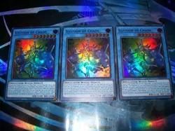 3x Illusion of Chaos 1st Edition Super Rare RA02-EN020 Yu-Gi-Oh! - Image 1