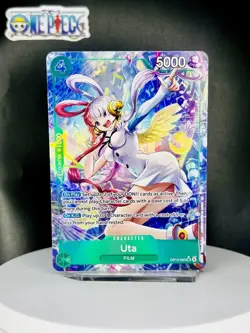 One Piece Card Game 🏴‍☠OP13-023 Uta SR NM Alt Art Foil ENGLISH - Image 1