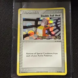 Double Full Heal 76/106 EX Emerald Reverse Holo Pokemon Card LP+ - Image 1
