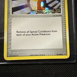 Double Full Heal 76/106 EX Emerald Reverse Holo Pokemon Card LP+ - Image 5