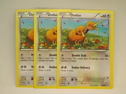 3x 2016 Pokemon Generations Doduo Common Card 55/83 #55 - Image 1