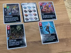 Unmatched Board Game Promo cards. Steel and Silver. - Image 1