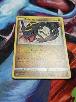 Shining Rayquaza 56/73 Holo Rare Shining Legends Pokemon Card - Image 4