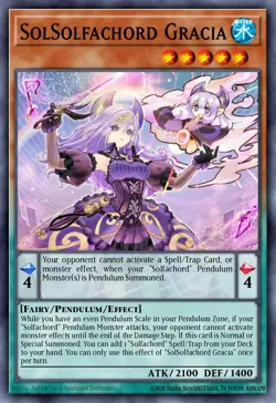 SolSolfachord Gracia - ANGU-EN018 Super Rare | Yu-Gi-Oh! Card - Image 1