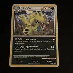 Pokemon TCG Tyranitar Unleashed Card 26/95 Regular Rare NM English - Image 1