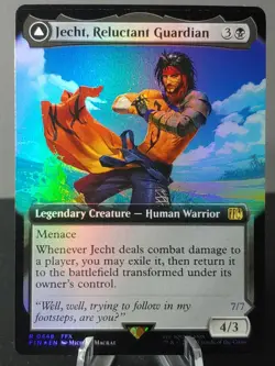 0448 Jecht, Reluctant Guardian Extended Art Foil MTG Final Fantasy - Image 1