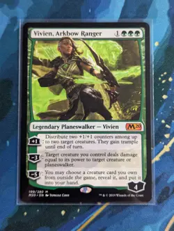 MTG Vivien, Arkbow Ranger - NM - Core Set 2020 - Image 1