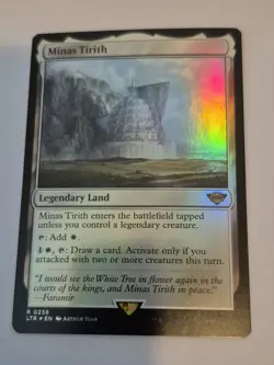 1x Minas Tirith Lord of the Rings Regular Foil 156 NM x1 - Image 1