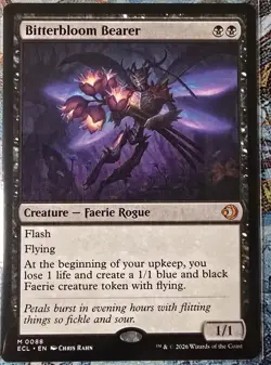 Bitterbloom Bearer,Lorwyn Eclipsed,MTG,Regular, #88, NM++ - Image 1