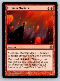 MTG Return to Ravnica #101 Mizzium Mortars Rare Sorcery - Image 1