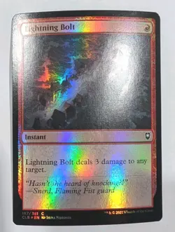 Lightning Bolt Commander Legends: Battle for Baldur's Gate Foil - MTG - Image 1