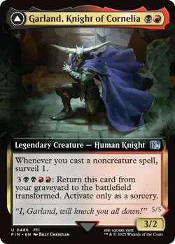 Garland, Knight of Cornelia Chaos, the Endless Extended FOIL Final Fantasy NM - Image 1