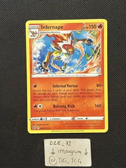 Pokemon Brilliant Stars - Infernape - 026/172 - Non Holo Rare - M/NM - Image 1