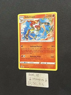 Pokemon Brilliant Stars - Infernape - 026/172 - Non Holo Rare - M/NM - Image 4