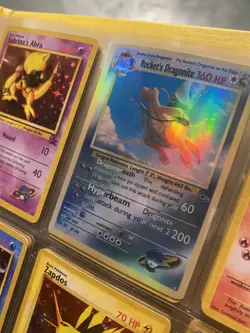 Rocket Dragonite Goddess Story Girl Anime Waifu Holofoil Card - Image 1