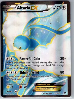 Altaria EX (Full Art) 123/124 XY - Fates Collide - Pokemon Card - LP - Image 1