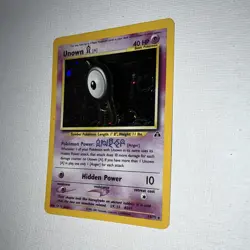 Pokemon Unown [A] Holo Rare 40 HP Neo Discovery 14/75 2001 English TCG Card - Image 2