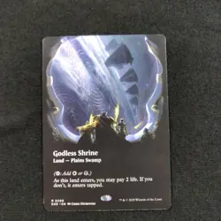 Godless Shrine (Borderless) Edge of Eternities Regular Rare Mtg Card LP - Image 1