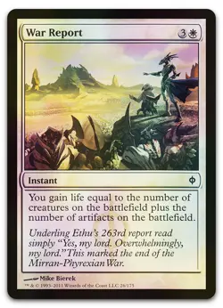 War Report #26 (Foil) (NM) New Phyrexia NPH Magic MTG - Image 1