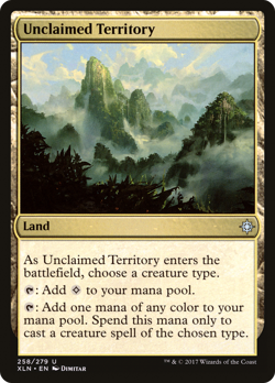 Unclaimed Territory #258 (Foil) (MP) Ixalan XLN Magic MTG - Image 1