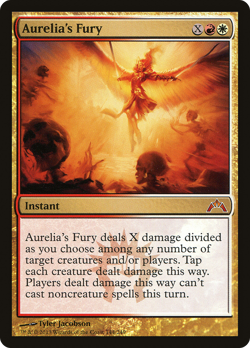 Aurelia's Fury #144 (MP) Gatecrash GTC Magic MTG - Image 1