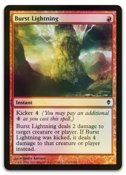 Burst Lightning #119 (Foil) (NM) Zendikar ZEN Magic MTG - Image 1