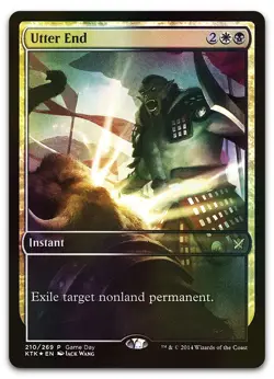 Utter End #210 (Foil) (NM) Game Day & Store Championship GAME Magic MTG - Image 1
