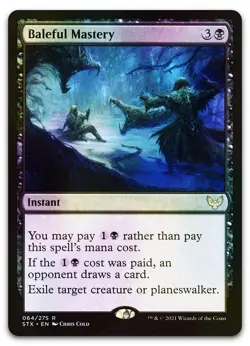 Baleful Mastery #64 (Foil) (NM) Strixhaven STX Magic MTG - Image 1