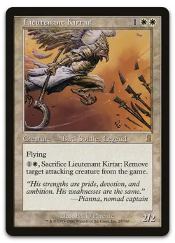 Lieutenant Kirtar #29 (LP) Odyssey ODY Magic MTG - Image 1