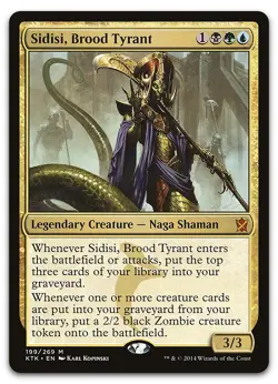 Sidisi, Brood Tyrant #199 (LP) Khans of Tarkir KTK Magic MTG - Image 1