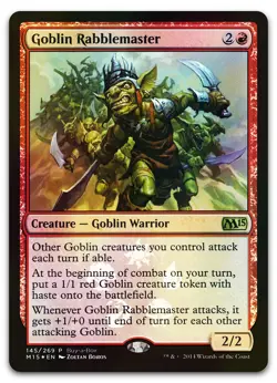 Goblin Rabblemaster #145 (Foil) (NM) Buy-A-Box Promos BABP Magic MTG - Image 1