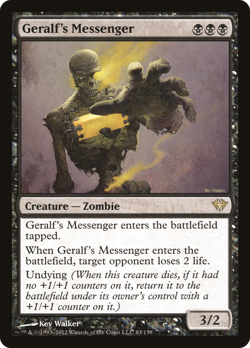 Geralf's Messenger #63 (MP) Dark Ascension DKA Magic MTG - Image 1