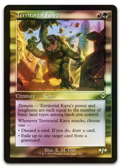 Territorial Kavu (Retro Frame) #425 (Foil) (NM) Modern Horizons 2 MH2 Magic MTG - Image 1