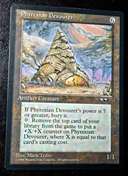 Phyrexian Devourer x1 Alliances NM+ RL MTG + Fast Shipping! - Image 1