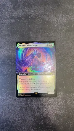 MTG Minwu, White Mage 430 Extended Art Foil Universes Beyond: Final Fantasy FIN - Image 3