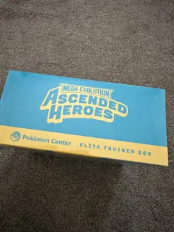 Pokemon TCG Ascended Heroes Pokemon Center ETB IN HAND - Small Rip In Seal - Image 3