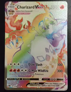 Charizard Vmax Rainbow Rare 074/073 Pokemon TCG Mint - Image 1
