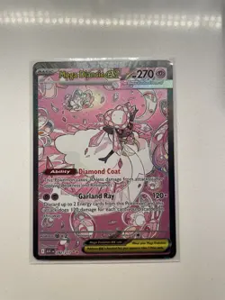 Mega Diancie Ex 282/217 Pokemon Ascended Heroes SIR Near Mint + Pack Fresh - Image 1