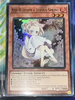 Yu-Gi-Oh Ash Blossom & Joyous Spring Alt Art RA04-EN025 Ultra Rare - Image 1