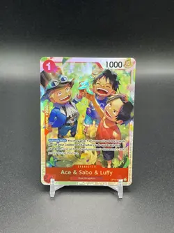 Ace & Sabo & Luffy OP13-007 One Piece Carrying On His Will Foil NM English TCG - Image 1