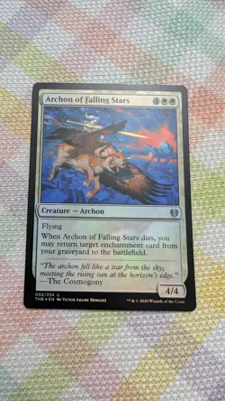 x1 Archon of Falling Stars FOIL Theros Beyond Death NM White Uncommon CARD - Image 1