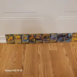 Electric Pokemon Card Lot Comes With 190 Cards Including 4 Gx's 3 V's & 2 Ex - Image 1