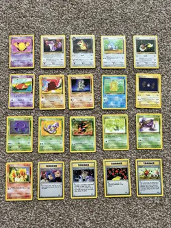 20 Vintage Pokemon Cards Lot – Team Rocket Set (Classic TCG) - Image 1