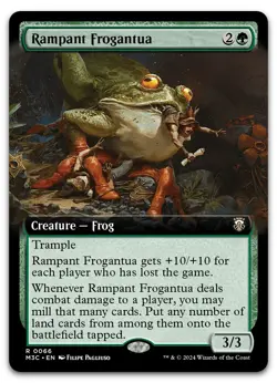 Rampant Frogantua (Extended Art) #66 (NM) Modern Horizons 3 M3C Magic MTG - Image 1