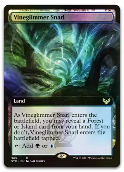 Vineglimmer Snarl (Extended Art) #365 (Foil) (NM) Strixhaven STX Magic MTG - Image 1