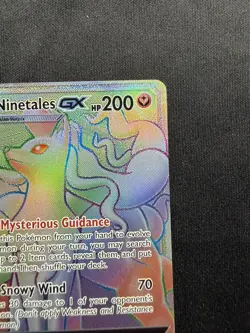 Pokemon - Alolan Ninetales GX Secret Rare 225/214 - Lost Thunder LP - Image 3