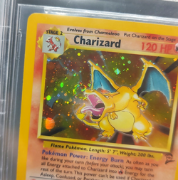 Pokemon Base Set 2 Charizard 4/130 Holo Beckett (BGS) 8 NM-MT - Mouth Swirl! - Image 3